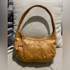 Coach 12235 Ergo Pleated Hobo Leather Shoulder Bag